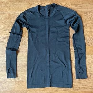 Lululemon long sleeve run swiftly black 4